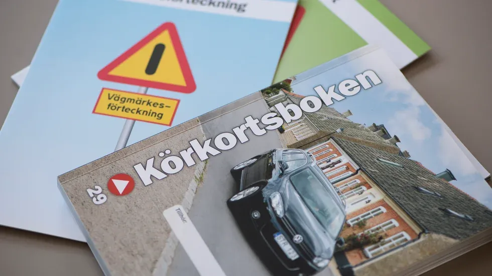 Bild på körkortsboken